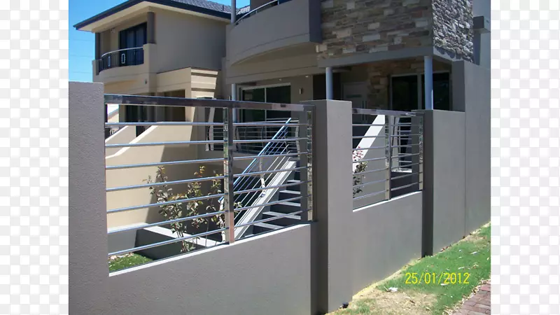 窗户立面栅栏住宅物业-阳台围栏