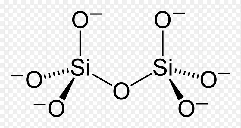 硅氧四面体化学刘易斯结构石英硅酸钠