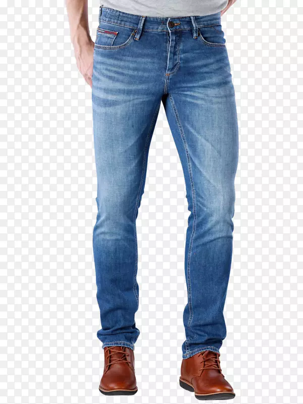 佩佩牛仔裤，紧身裤，利维·施特劳斯公司。-蓝色牛仔裤