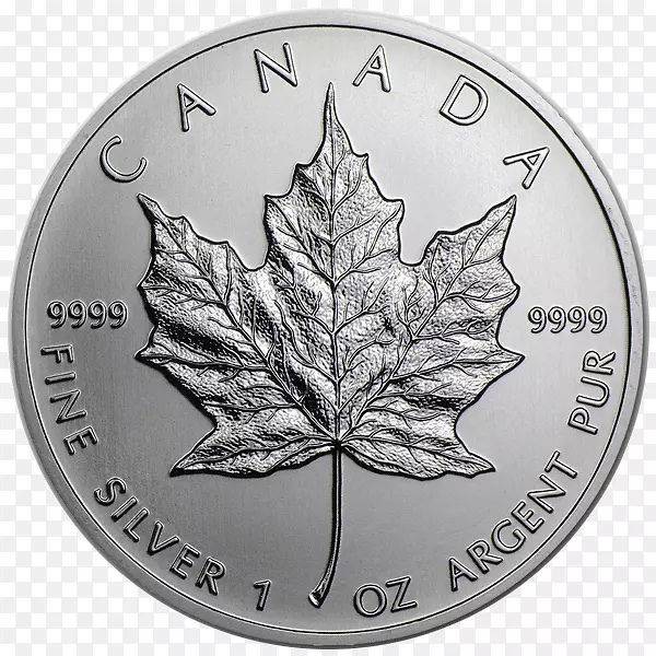 加拿大银枫叶金币皇家加拿大薄荷银