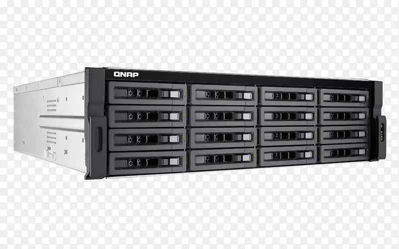 串行连接SCSI网络存储系统QNAP系统公司。计算机服务器串行ata