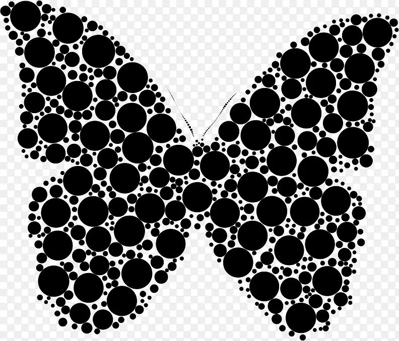 蝴蝶圈卷心菜白色电脑图标剪贴画-蝴蝶圈