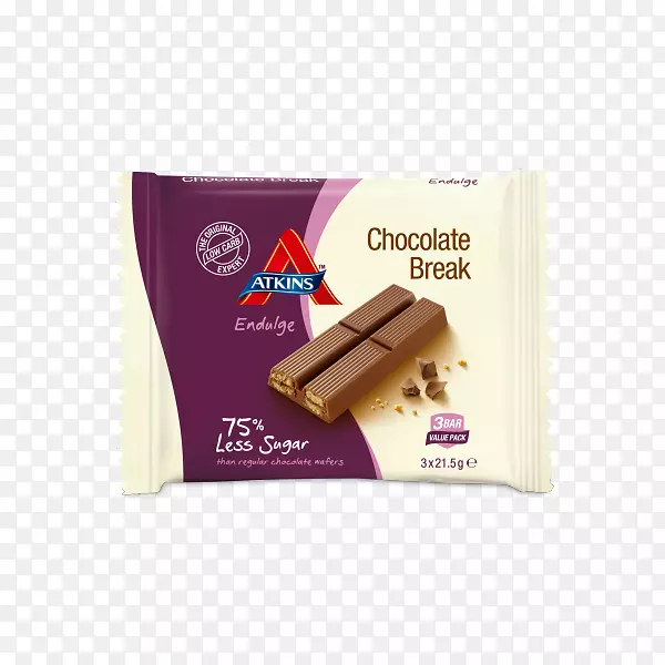 巧克力曲奇阿特金斯饮食低碳水化合物饮食巧克力棒巧克力