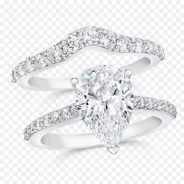 结婚戒指银饰珠宝首饰结婚套装