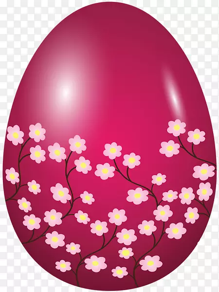 复活节彩蛋复活节兔子彩蛋装饰剪贴画-复活节