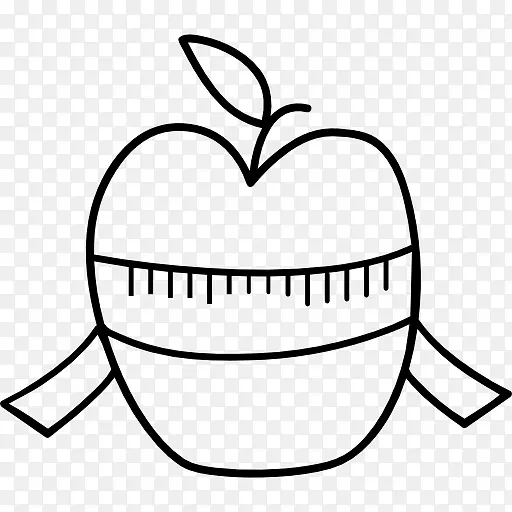电脑图标苹果水果剪贴画