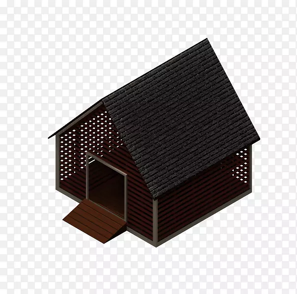 屋面立面-三维模型住宅