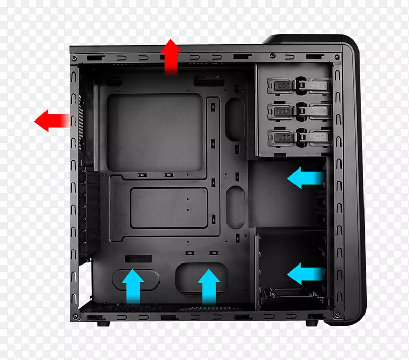 电脑机箱和外壳冷却器主冷藏室352计算机系统冷却部件电子元件冷却器母机