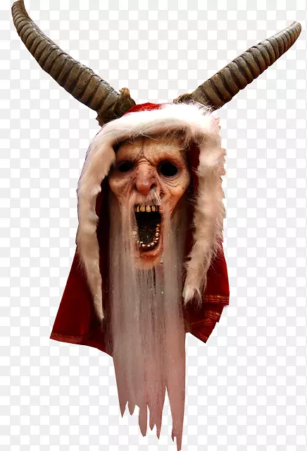 Krampus Stekjarstaura面具圣诞老人万圣节服装-万圣节面具