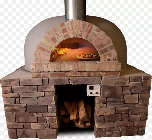 砖石烤箱比萨饼炉膛烧木砖烤箱
