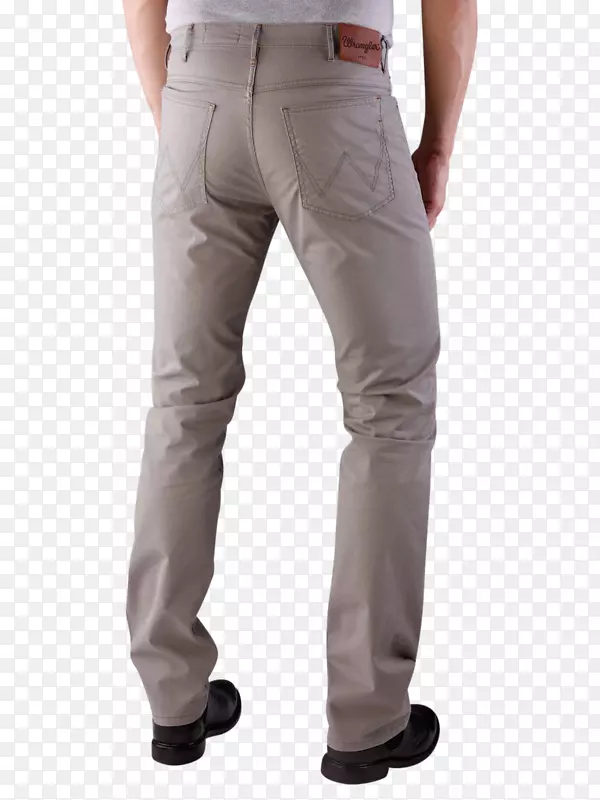 牛仔裤牛仔布腰灰色-男式牛仔裤