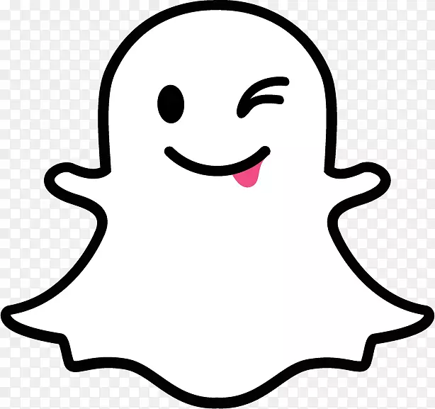 Snapchat徽标Snap公司鬼鬼
