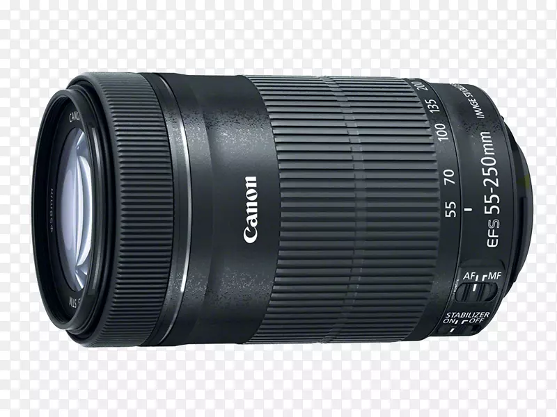 佳能EF镜头安装佳能e s 55-250 mm镜头摄像机镜头