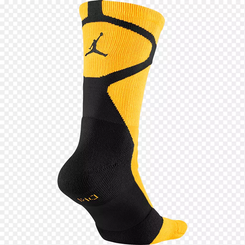 Jumpman Sock Air Jordan黄色篮球-篮球