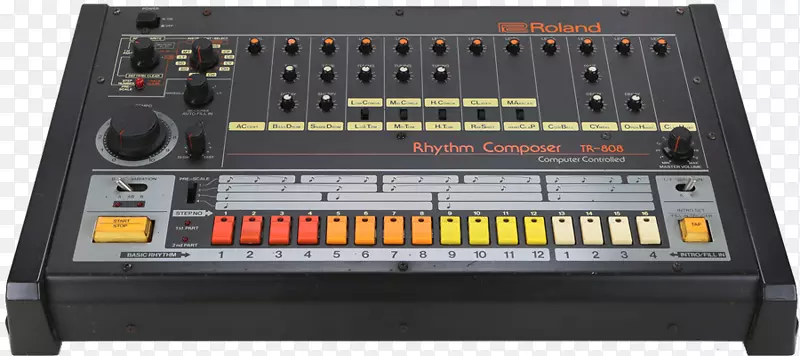 罗兰tr-808鼓机声音合成器作业罗兰tr-909-罗兰公司