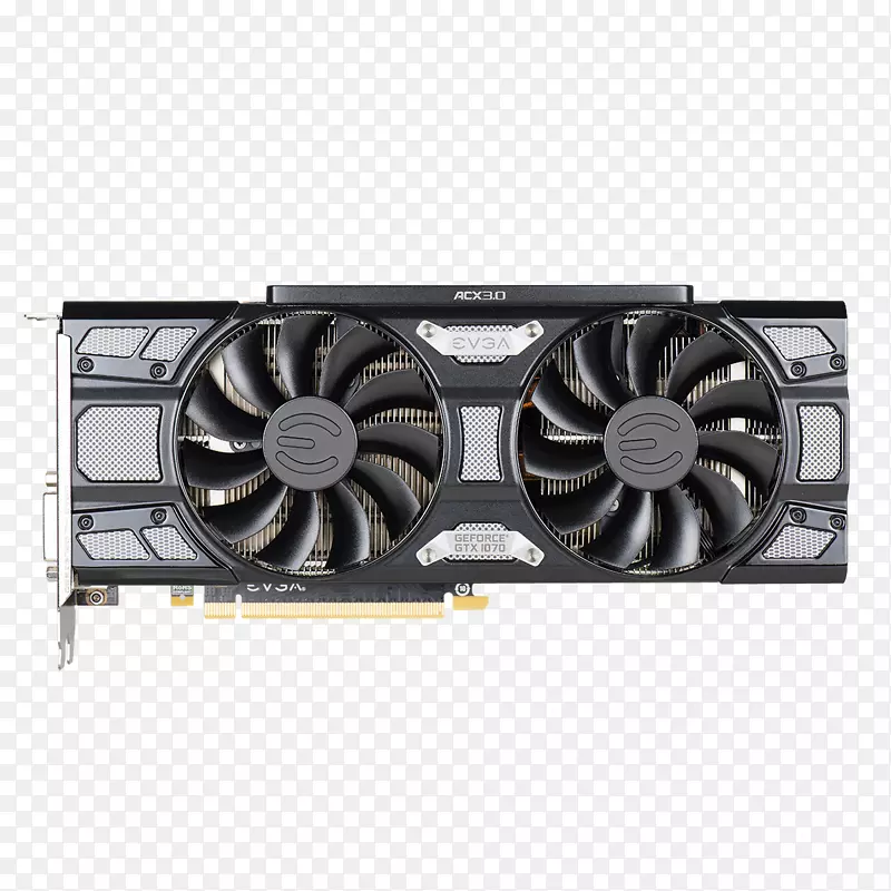 显卡和视频适配器EVGA公司Nvidia GeForce GTX 1070 ti GDDR 5 SDRAM
