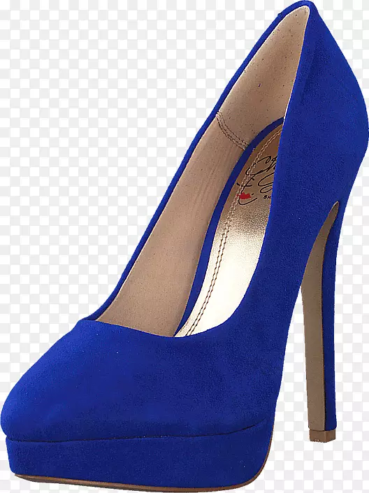 鞋绒面蓝色运动鞋靴-英国潮鞋