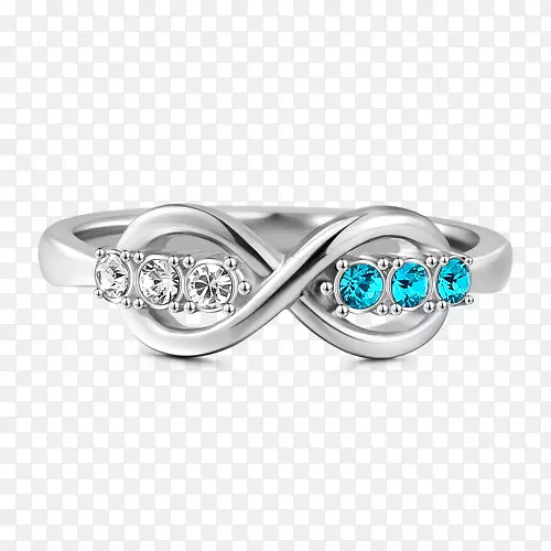 永恒戒指，结婚戒指，珠宝，比西-情侣戒指