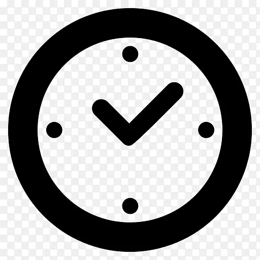 计算机图标时间和出勤率时钟激增输出时间