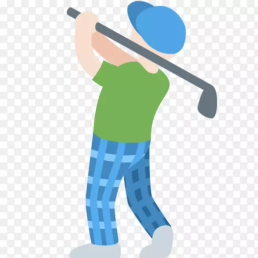 高尔夫球场高尔夫俱乐部表情符号高尔夫球-打高尔夫球