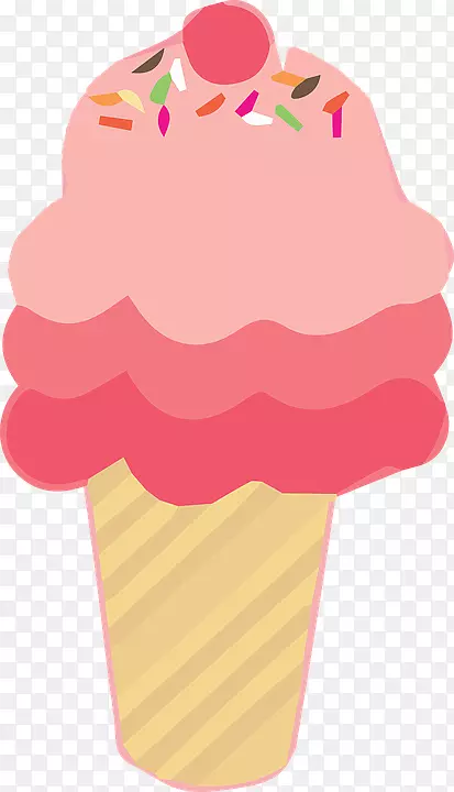 冰淇淋锥夹艺术.冰淇淋载体