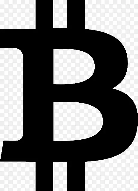 比特币计算机图标标志符号加密货币硬币
