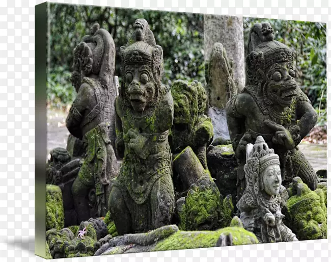 雕像考古遗址雨林考古学树神湿婆