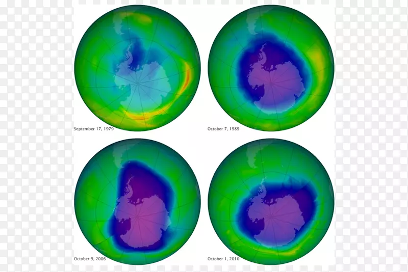 南极地球臭氧消耗臭氧层环境科学