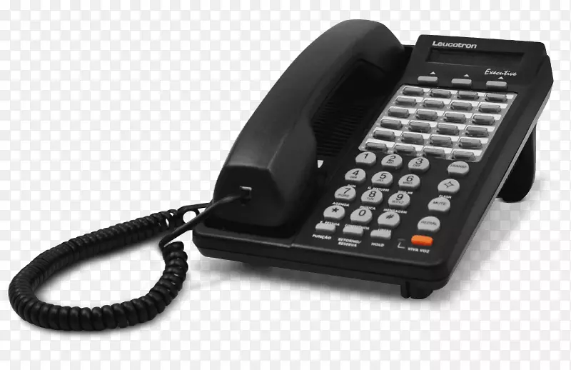 商务电话系统呼叫者id leucotron电话终端