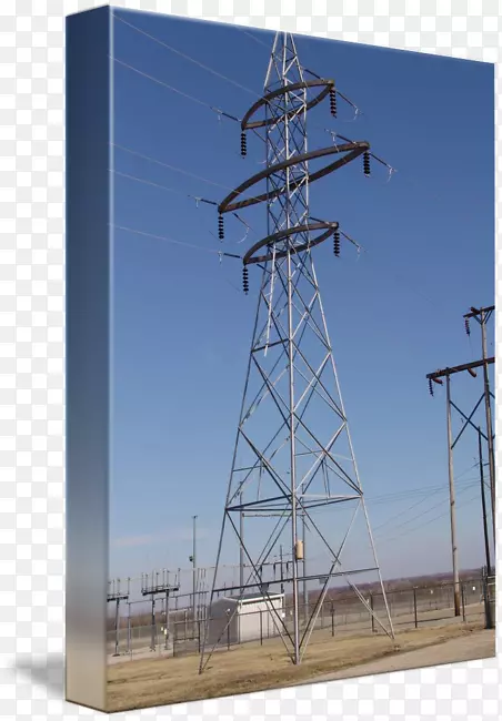 输电塔，电力传输线，输电线路.输电塔