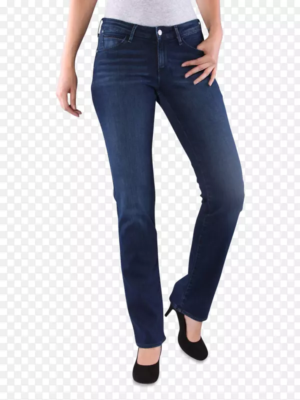 牛仔裤牛仔布Amazon.com超薄紧身裤时尚-蓝色牛仔裤