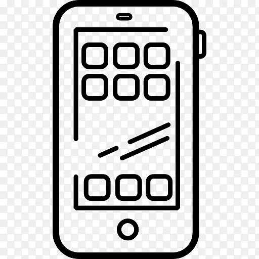 智能手机iphone手机配件面部短信触摸屏手机