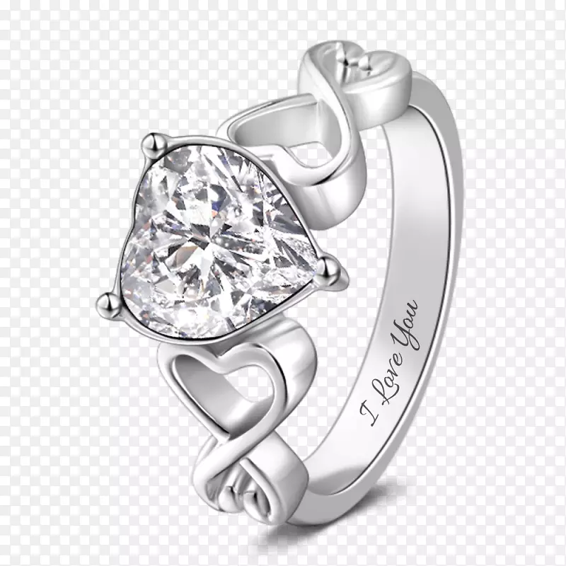 结婚戒指，银订婚戒指，身体珠宝.夫妇戒指