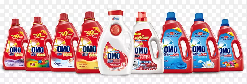 汽水瓶味饮料-Omo洗涤剂