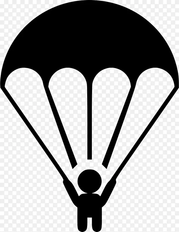 降落伞电脑图标剪辑艺术包裹降落伞