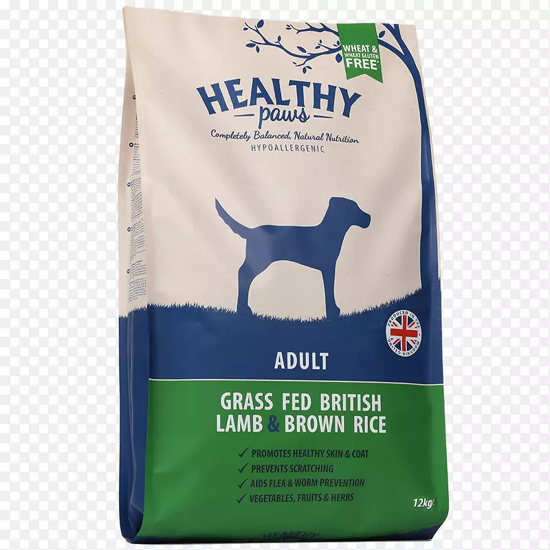 金毛猎犬健康的爪子宠物保险&基础羊肉，猫食，糙米-糙米