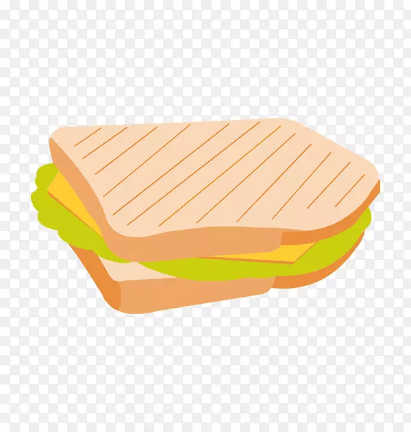 烤面包三明治白面包奶酪三明治百吉饼面包夹
