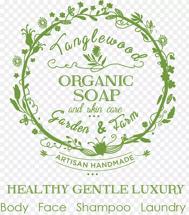 糖木花园&农场有机肥皂和护肤有机食品洗衣洗涤剂标识