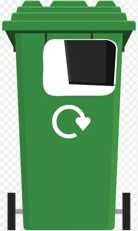 南德比郡的垃圾桶和废纸篮子，回收垃圾桶，绿色垃圾桶