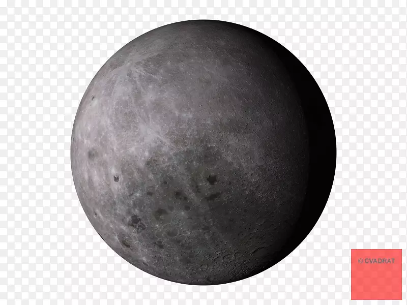 土卫四土星-纯黑色