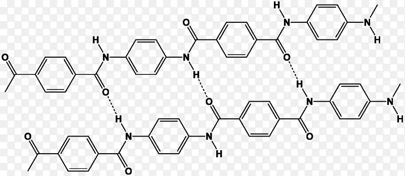 芳纶缩合聚合物kevlar化学-分子