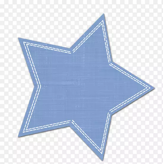 第51集缝纫askartelu-蓝色几何图形