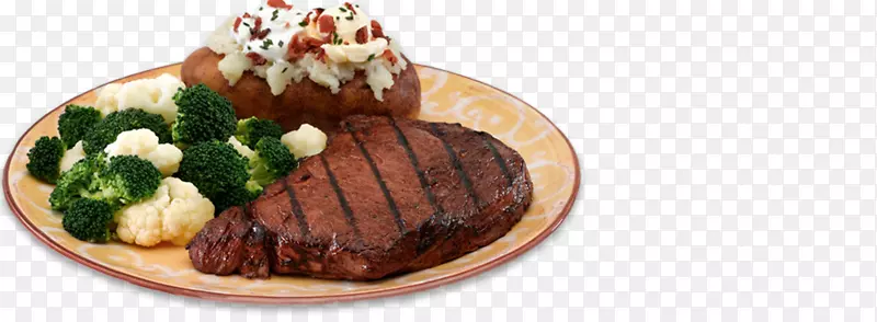 肉食餐厅牛排烤土豆菜-牛排餐厅