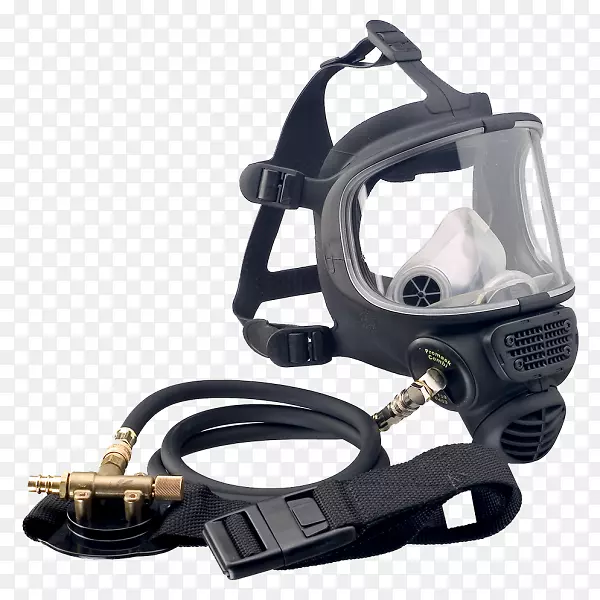 全脸潜水口罩呼吸器自给式呼吸器斯科特安全面罩