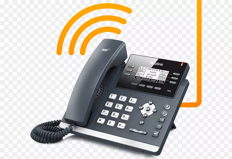 VoIP电话Yalexink 41p会话启动协议IP上的话音