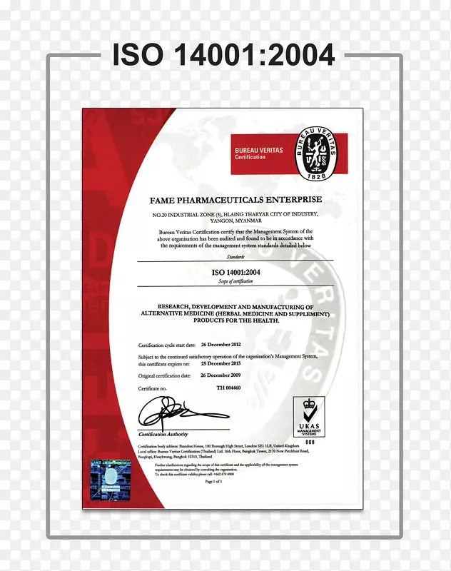 ISO 9000国际标准化组织字体-国内能源性能证书