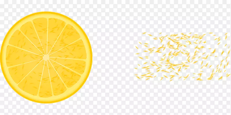 柠檬橙剪贴画-柠檬橙