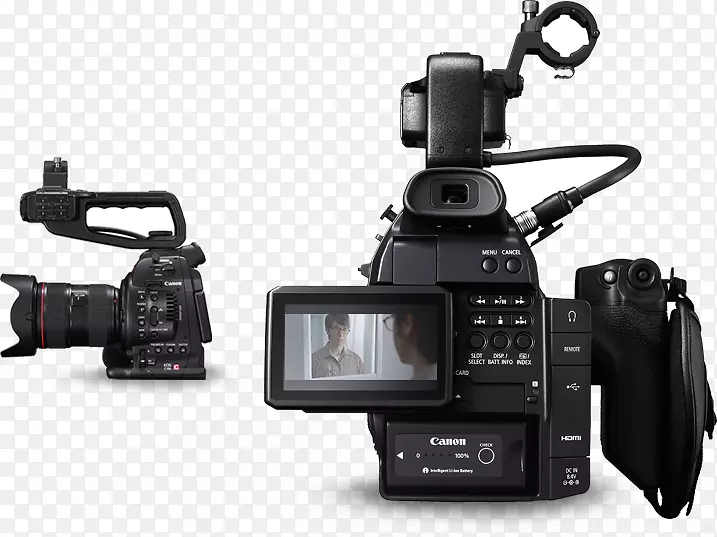 佳能c 100佳能镜头安装摄像机佳能影院eos-照相机