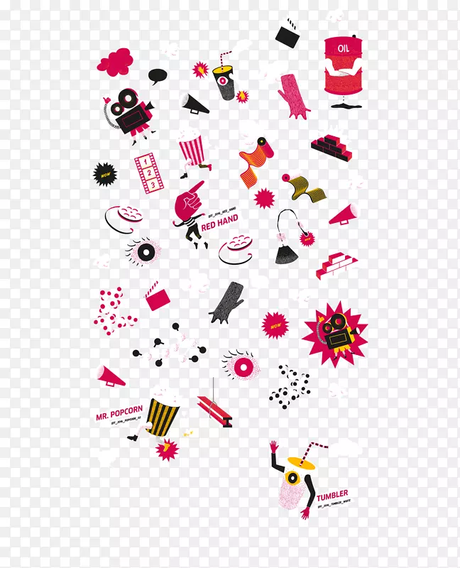 线点粉红m剪贴画艺术节