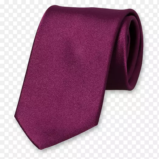 缎丝绸茄子领带紫色领带